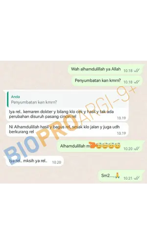 Testimoni BioProargi pengguna 2